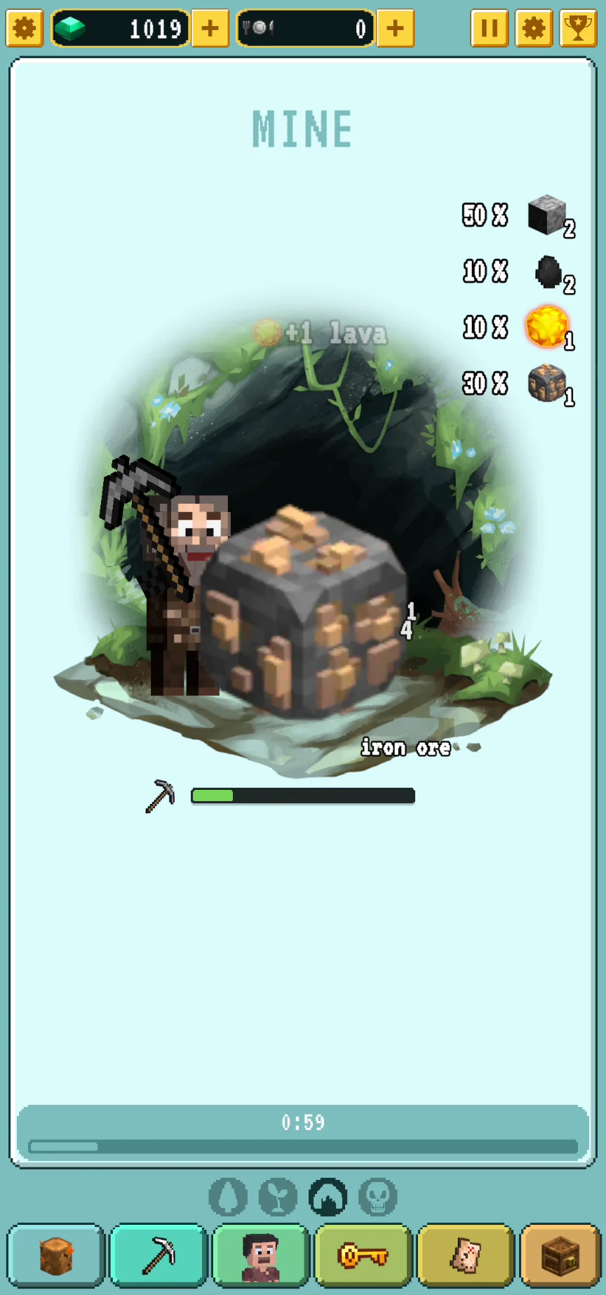 Grindcraft Screenshot of Grinder Mining